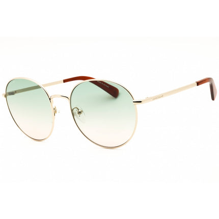 Longchamp Women's Sunglasses - Gold/Red Metal Round Shape Full Rim Frame | LO101SN 711 ,