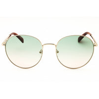 Longchamp Women's Sunglasses - Gold/Red Metal Round Shape Full Rim Frame | LO101SN 711 ,