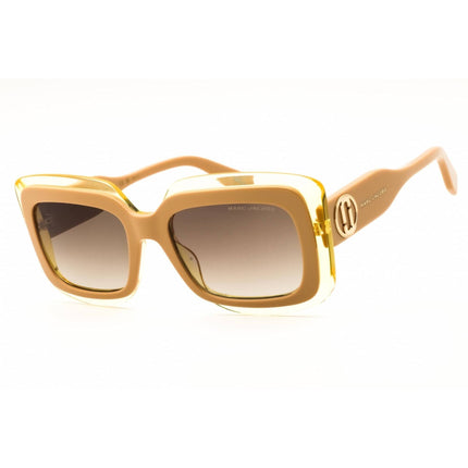 Marc Jacobs Women's Sunglasses - Beige Oversized Shape Full Rim Frame | 850/S 010A HA ,