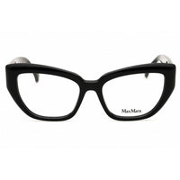 Max Mara Women's Eyeglasses - Shiny Black Acetate Cat Eye Full Rim Frame | MM5135 001 ,