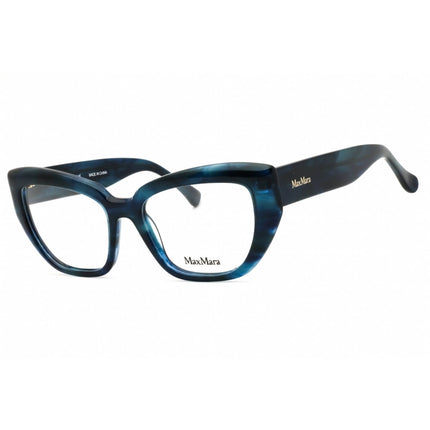 Max Mara Women's Eyeglasses - Blue Acetate Cat Eye Shape Full Rim Frame | MM5135 092 ,