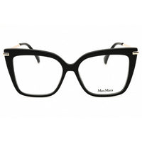 Max Mara Women's Eyeglasses - Shiny Black Acetate Cat Eye Full Rim Frame | MM5144 001 ,