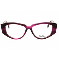 Max Mara Women's Eyeglasses - Violet/Black Acetate Cat Eye Full Rim Frame | MM5159 083 ,