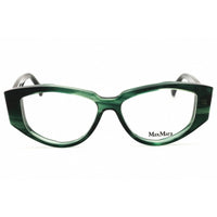 Max Mara Women's Eyeglasses - Dark Green Acetate Cat Eye Full Rim Frame | MM5159 098 ,