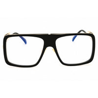 Max Mara Unisex Eyeglasses - Shiny Black/Gold Acetate Full Rim Frame | MM5172-B 001 ,