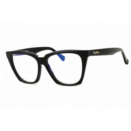 Max Mara Women's Eyeglasses - Shiny Black Rectangular Full Rim Frame | MM5188-B 001 ,