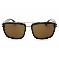 Tom Ford Men's Sunglasses - Shiny Black Rectangular Shape Full Rim Frame | FT0780 01J ,
