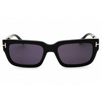 Tom Ford Unisex Sunglasses - Black Acetate Rectangular Full Rim Frame | FT1075 01A ,