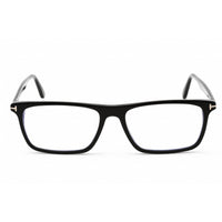 Tom Ford Men's Eyeglasses - Shiny Black Rectangular Full Rim Frame | FT5681-B 001 ,