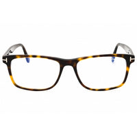 Tom Ford Men's Eyeglasses - Dark Havana Rectangular Full Rim Frame | FT5752-B 052 ,