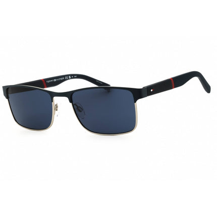 Tommy Hilfiger Men's Sunglasses - Matte Blue/Ruthenium Metal Frame | TH 2040/S 0KU0 KU ,
