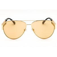 Versace Unisex Sunglasses - Polished Gold Aviator Full Rim Frame | 0VE2289 1002D8 ,