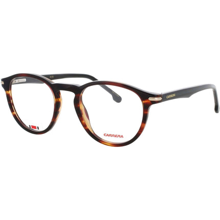 Carrera Men's Eyeglasses - Brown Horn Acetate Oval Shape Full Rim Frame | 287 EX4 ,