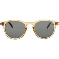 David Beckham Men's Sunglasses - Yellow Havana Oval Full Rim Frame | DB 1114/S GYG ,