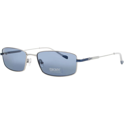 DKNY Women's Sunglasses - Silver Metal Rectangular Shape Full Rim Frame | DK119S 040 ,