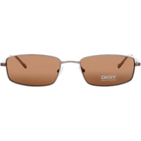 DKNY Women's Sunglasses - Gunmetal Metal Rectangular Shape Full Rim Frame | DK119S 070 ,