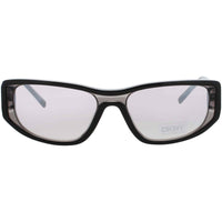 DKNY Women's Sunglasses - Layered Black Rectangular Shape Full Rim Frame | DK553S 015 ,