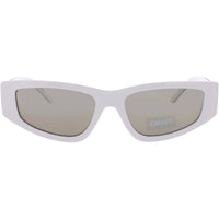 DKNY Women's Sunglasses - White Acetate Cat Eye Shape Full Rim Frame | DK560S 100 ,