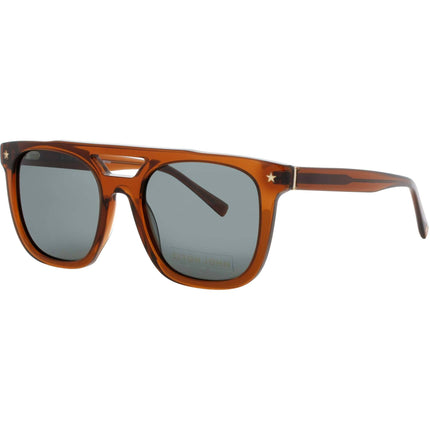 ELTON JOHN Unisex Sunglasses - Crystal Mocha Acetate Full Rim Frame | HIFI 1 BRNCY ,