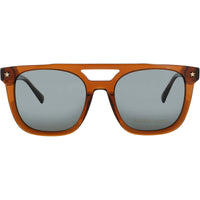 ELTON JOHN Unisex Sunglasses - Crystal Mocha Acetate Full Rim Frame | HIFI 1 BRNCY ,