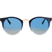 ELTON JOHN Women's Sunglasses - Blue Fade Round Shape Full Rim Frame | PRODIGY 2 BLJEA ,