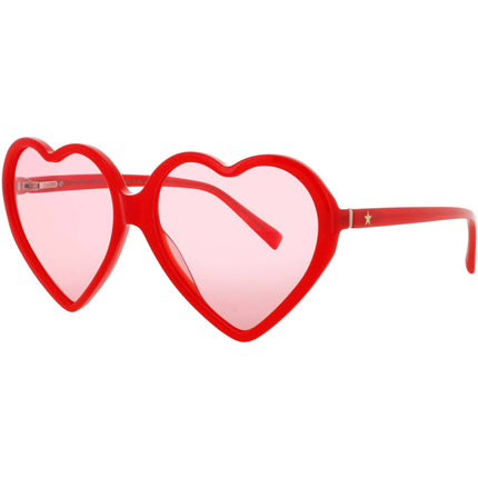 ELTON JOHN Women's Sunglasses - Red Acetate Heart Full Rim Frame | DGBYHEART 1 RED ,