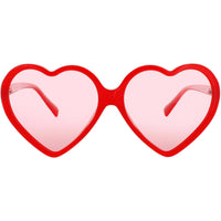 ELTON JOHN Women's Sunglasses - Red Acetate Heart Full Rim Frame | DGBYHEART 1 RED ,