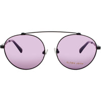 ELTON JOHN Women's Sunglasses - Black/Purple Glitter Full Rim Frame | DREAMER 1 MTB ,