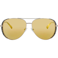 ELTON JOHN Women's Sunglasses - Pale Gold Full Rim Frame | ANIMAL INSTINCT 2 GLDBK ,