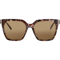 ELTON JOHN Women's Sunglasses - Tortoise/Silver Full Rim Frame | FLASHBULB 2 DKTRT ,