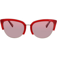 ELTON JOHN Women's Sunglasses - Red/Gold Cat Eye Full Rim Frame | FLOWER POWER 3 RED ,