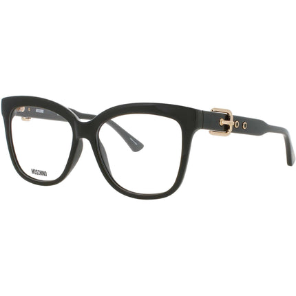Moschino Women's Eyeglasses - Military Green Cat Eye Shape Full Rim Frame | MOS609 TBO ,