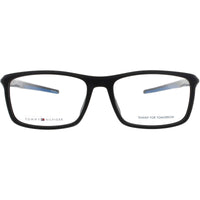 Tommy Hilfiger Men's Eyeglasses - Matte Black/Blue Rectangular Frame | TH 1956 0VK ,