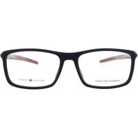 Tommy Hilfiger Men's Eyeglasses - Matte Blue/Red Acetate Full Rim Frame | TH 1956 WIR ,