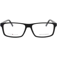 Tommy Hilfiger Men's Eyeglasses - Matte Black Acetate Full Rim Frame | TH 1998 003 ,