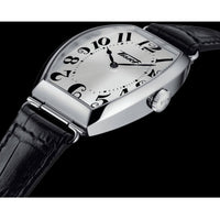 Tissot Men's Watch - Heritage Porto Silver Tone Dial Leather Strap | T1285091603200 ,