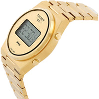 Tissot Men's Watch - PRX Quartz Digital Dial Yellow Gold Bracelet | T1374633302000 ,