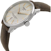 Tissot Men's Watch - Chemin Des Tourelles Automatic Leather Strap | T1394071626100 ,