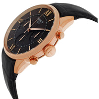 Tissot Men's Watch - Chemin Des Tourelles Chrono Brown Leather Strap | T1394623629800 ,