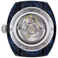 Tissot Unisex Watch - Sideral Automatic Black and Blue Dial Strap | T1454079705701 ,