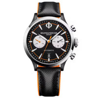 Baume & Mercier Men's Watch - Capeland Automatic Black and Silver Dial | M0A10451 ,