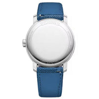 Baume & Mercier Men's Watch - Classima Automatic Silver Dial Blue Strap | M0A10707 ,