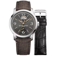 Baume & Mercier Men's Watch - Classima Automatic Grey Open Heart Dial | M0A10718 ,