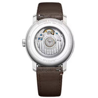 Baume & Mercier Men's Watch - Classima Automatic Grey Open Heart Dial | M0A10718 ,
