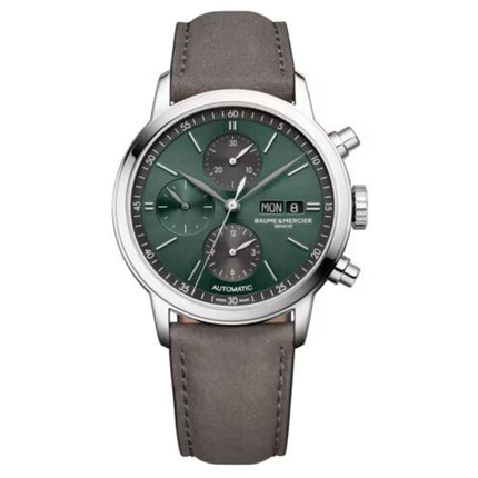 Baume & Mercier Men's Watch - Classima Automatic Green and Black Dial | M0A10783 ,