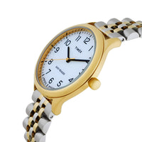 Timex Women's Watch - Easy Reader Quartz White Dial Two Tone Bracelet | TWH6Z3710JT ,
