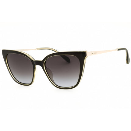 Fossil Women's Sunglasses - Green/Beige Cat Eye Full Rim Frame | FOS 2131/S 01ED 9O ,