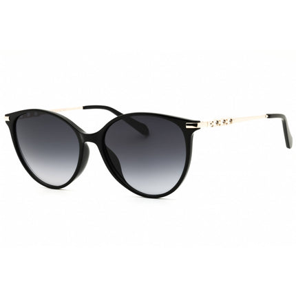 Fossil Women's Sunglasses - Black Plastic Round Full Rim Frame | FOS 2137/G/S 0807 9O ,