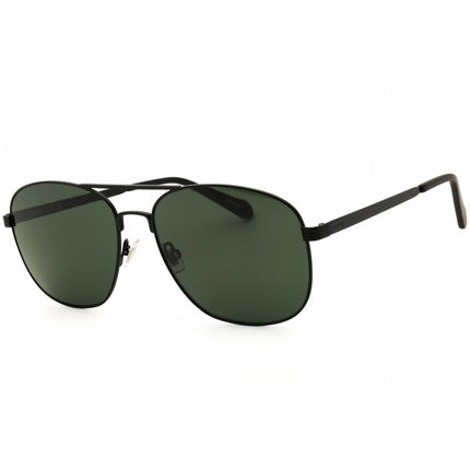 Fossil Men's Sunglasses - Matte Black Metal Oval Full Rim Frame | FOS 2143/G/S 0003 QT ,
