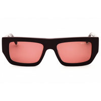 Gant Unisex Sunglasses - Shiny Bordeaux Rectangular Shape Full Rim Frame | GA00013 69S ,